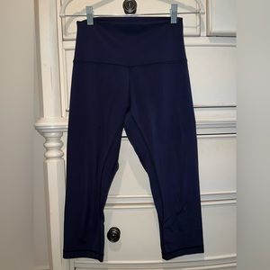 lululemon Align High-Rise Crop Leggings - Dark Blue